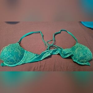 Victoria's Secret Teal Lace Bra